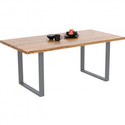 Table Jackie Oak Crude Steel 160x80cm Kare Design