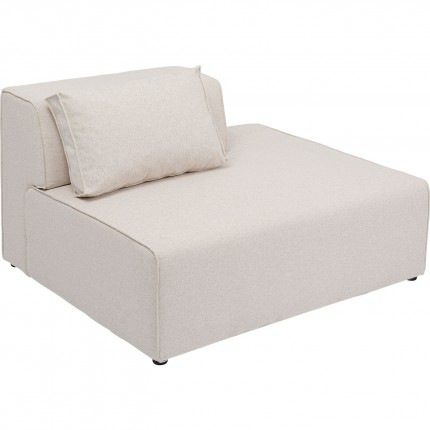Ligstoel rechts Infinity sofa creme Kare Design