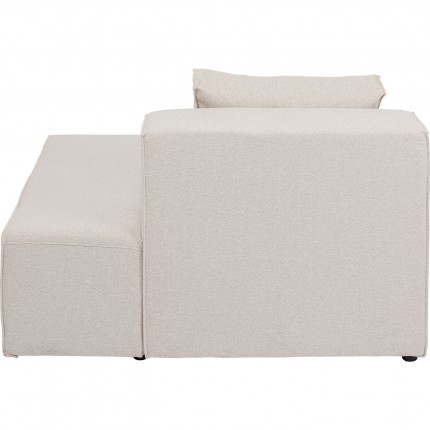 Ligstoel rechts Infinity sofa creme Kare Design