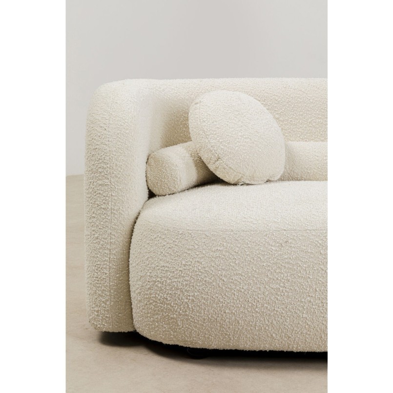 Canapé Kelly Boucle 3 places crème Kare Design