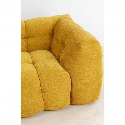 Sofa Salamanca 3-seater yellow Kare Design