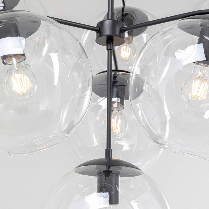 Suspension industrielle noire - Lasmina - Kare Design