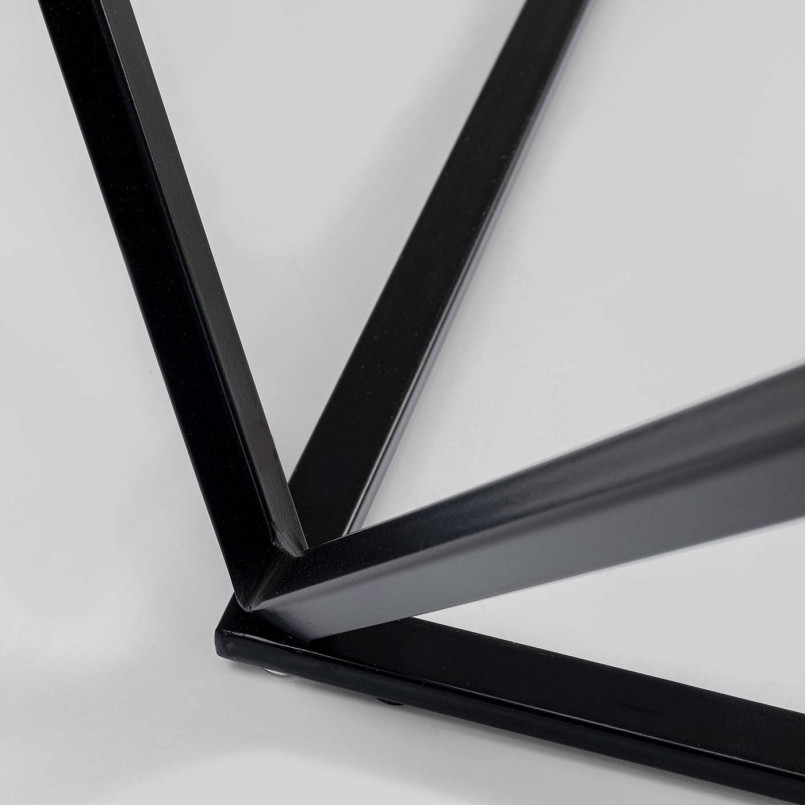 Table basse moderne noire - Cristallo - Kare Design