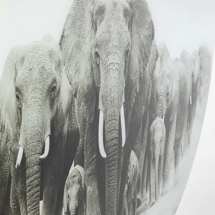 Wandfoto Olifantenwandeling 120cm Kare Design