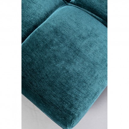 Corner Sofa Nia right velvet blue Kare Design