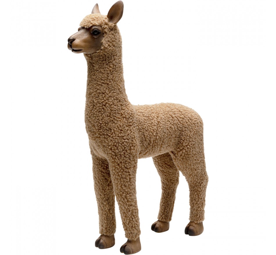 Woonaccessoires alpaca 48cm bruin Kare Design