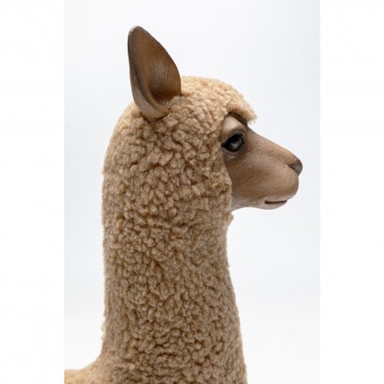 Decoratie alpaca bruin 48cm Kare Design
