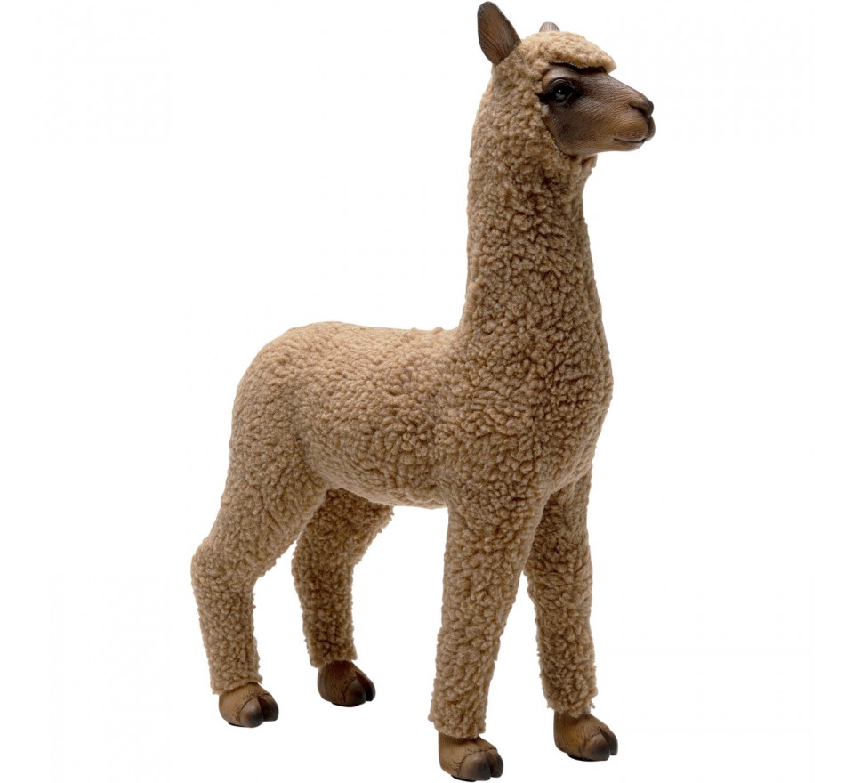 Woonaccessoires alpaca 38cm bruin Kare Design