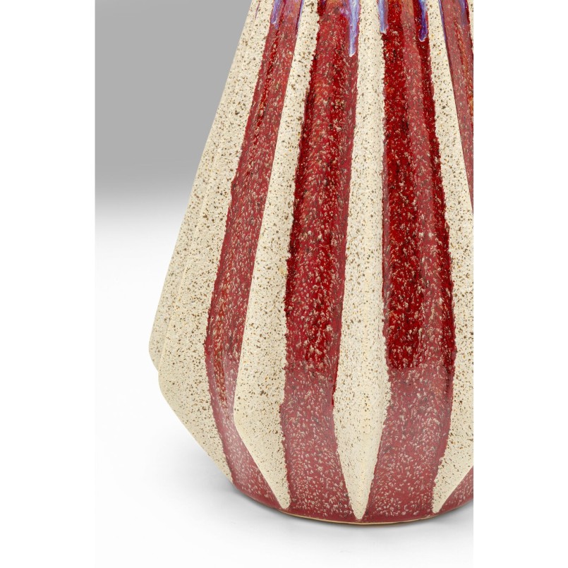 Vase Tic Tac rouge 24cm