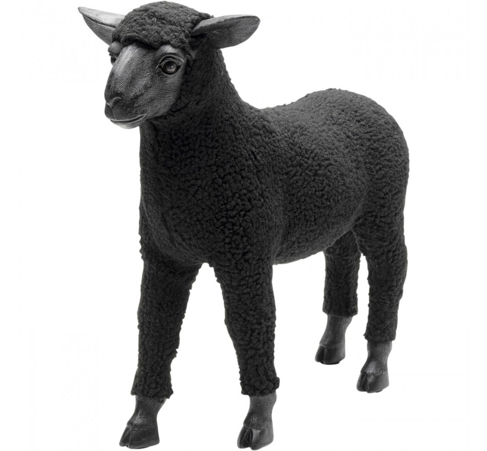 Deco lamb 37cm black Kare Design