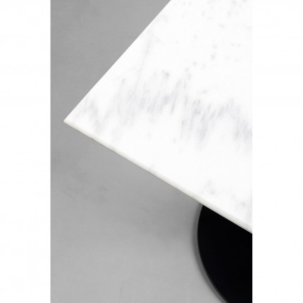 Eettafel Bistrot Capri wit marmer 70x70cm Kare Design