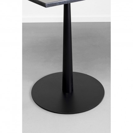 Table Bistrot Capri black granite 70x70cm Kare Design