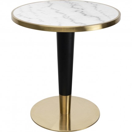 Table Bistrot Amalia 70cm white marble Kare Design