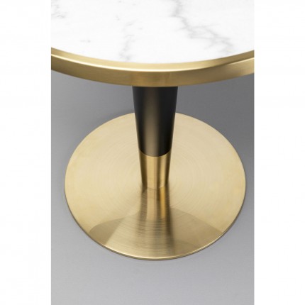 Table Bistrot Amalia 70cm white marble Kare Design