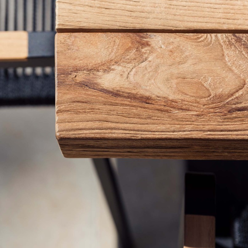 Square outdoor high table - Lucie - Gescova