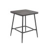 Table de jardin carrée gris anthracite - Basel - Gescova