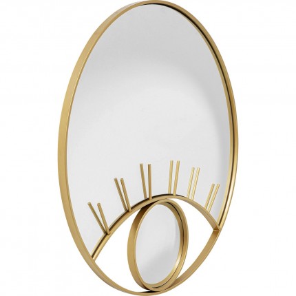 Wall Mirror Occhi gold eye 100cm Kare Design