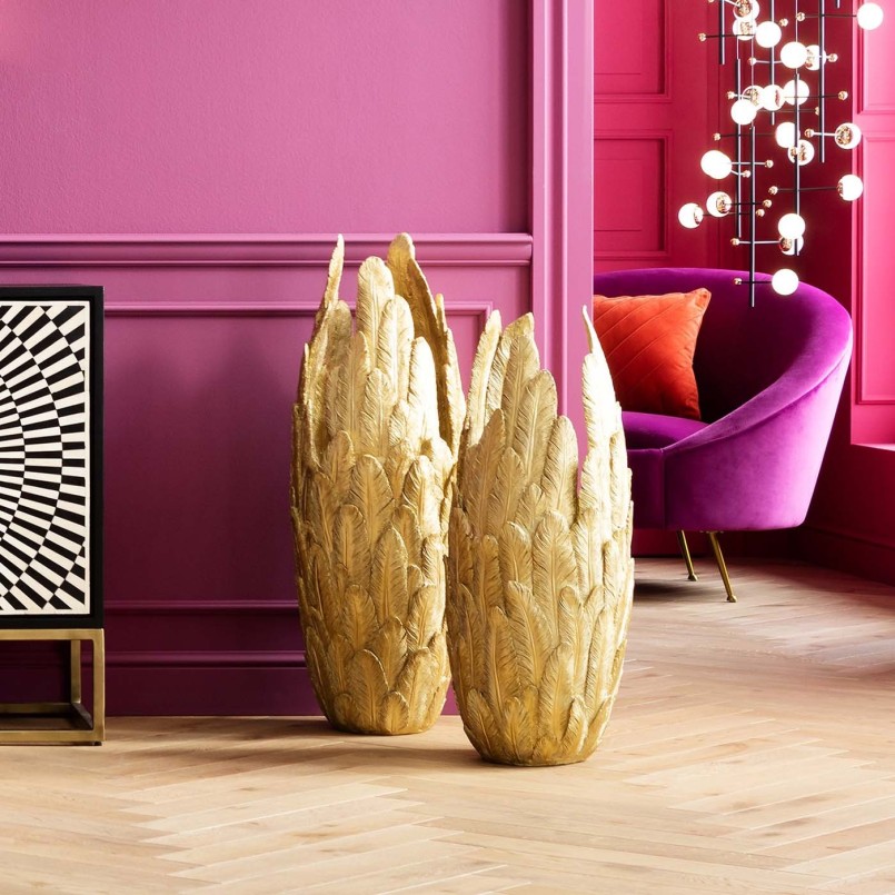Gouden veervaas - Kare Design - Kare Design