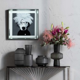 Vase contemporain noir - Roulette - Kare Design