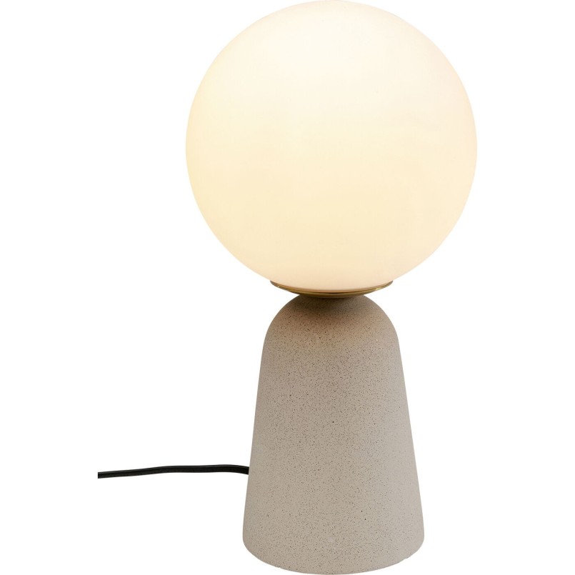 Lampe à poser Bollie beige 33cm