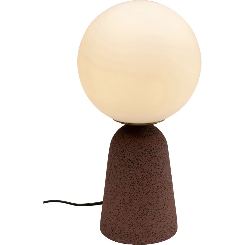 Lampe à poser Bollie rouge 33cm
