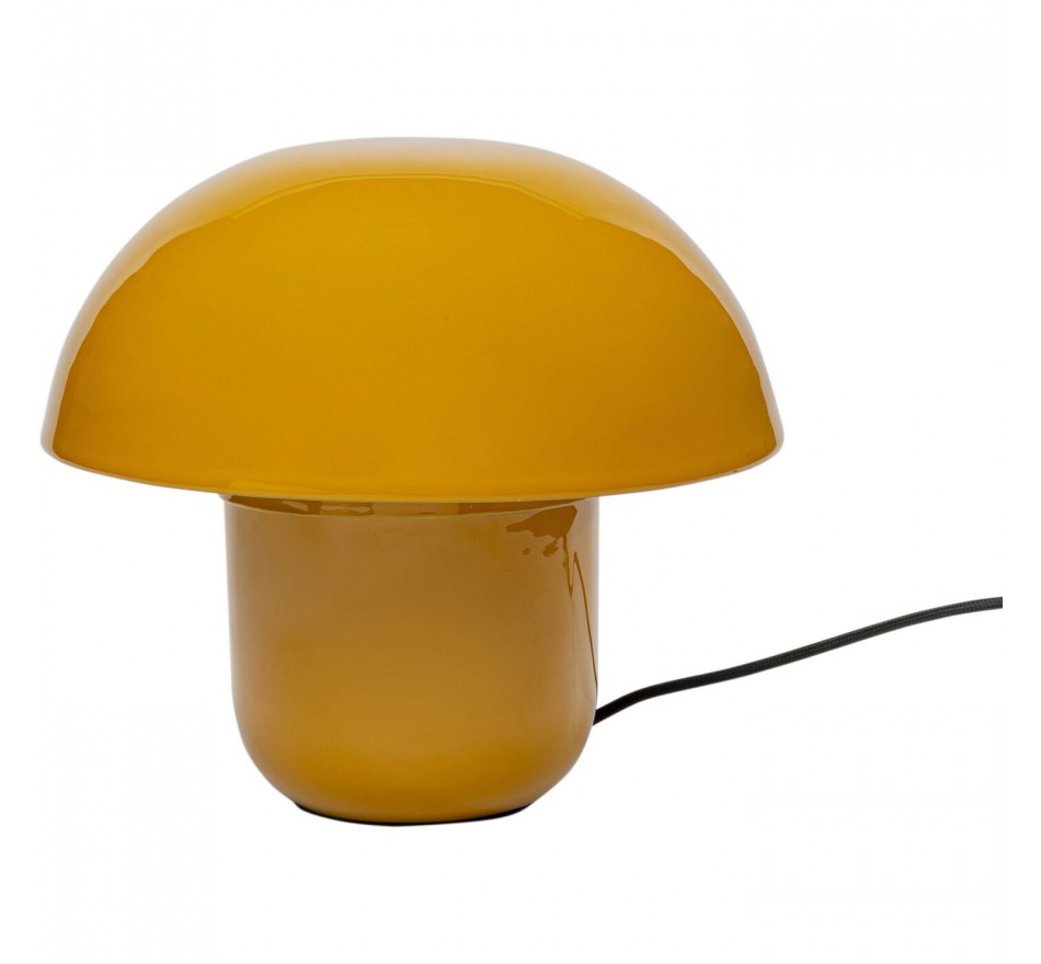 Tafellamp Mushroom 27cm geel Kare Design