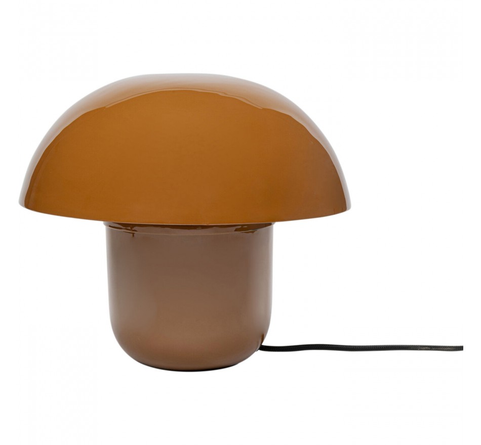 Tafellamp Mushroom 27cm bruin Kare Design