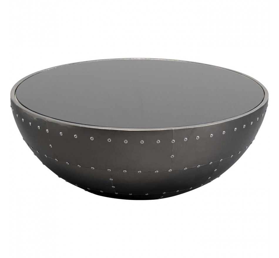 Coffee Table Lounge 83cm gun metal Kare Design