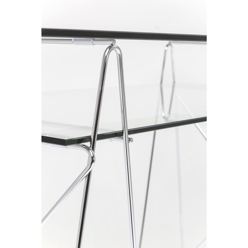 Verchroomd stalen bureau schraag - Polar - Kare Design