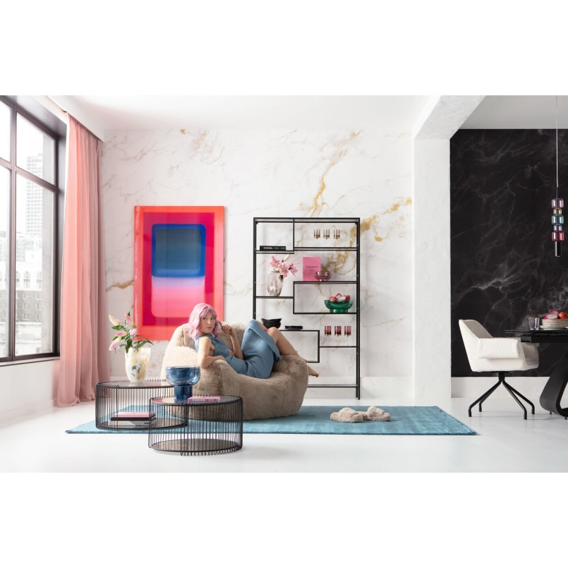 Blauw cocooning tapijt - Gezellige Oceaan - Kare Design