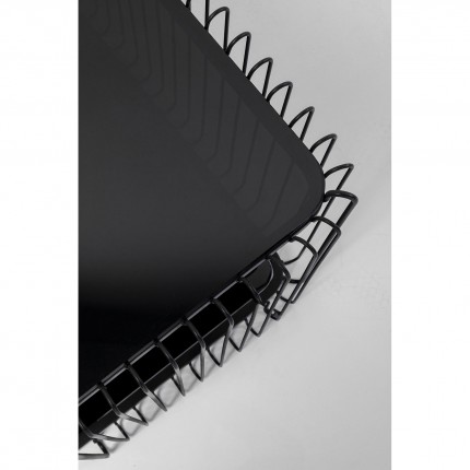 Coffee Table Wire Double 120x60cm black Kare Design