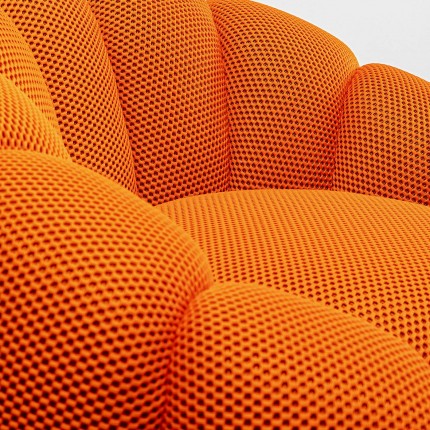 Swivel Armchair Peppo Bloom orange Kare Design