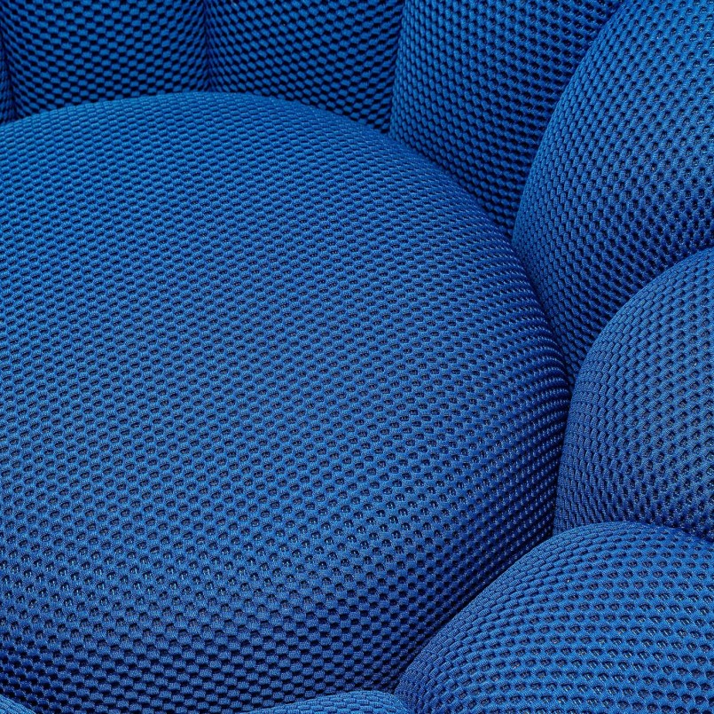 Fauteuil pivotant bleu - Peppo Bloom - Kare Design