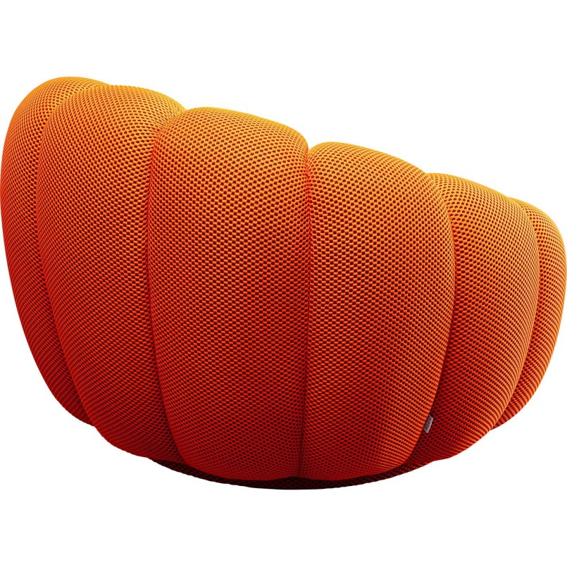 Fauteuil pivotant orange - Peppo Bloom - Kare Design