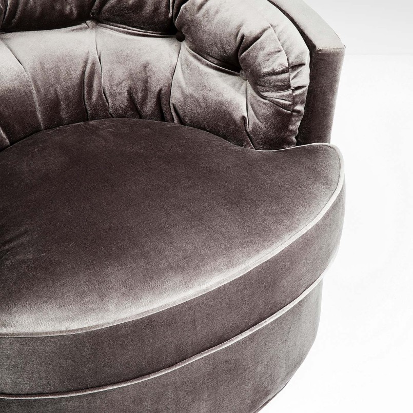Grijze retro fauteuil - Muziekhal - Kare Design
