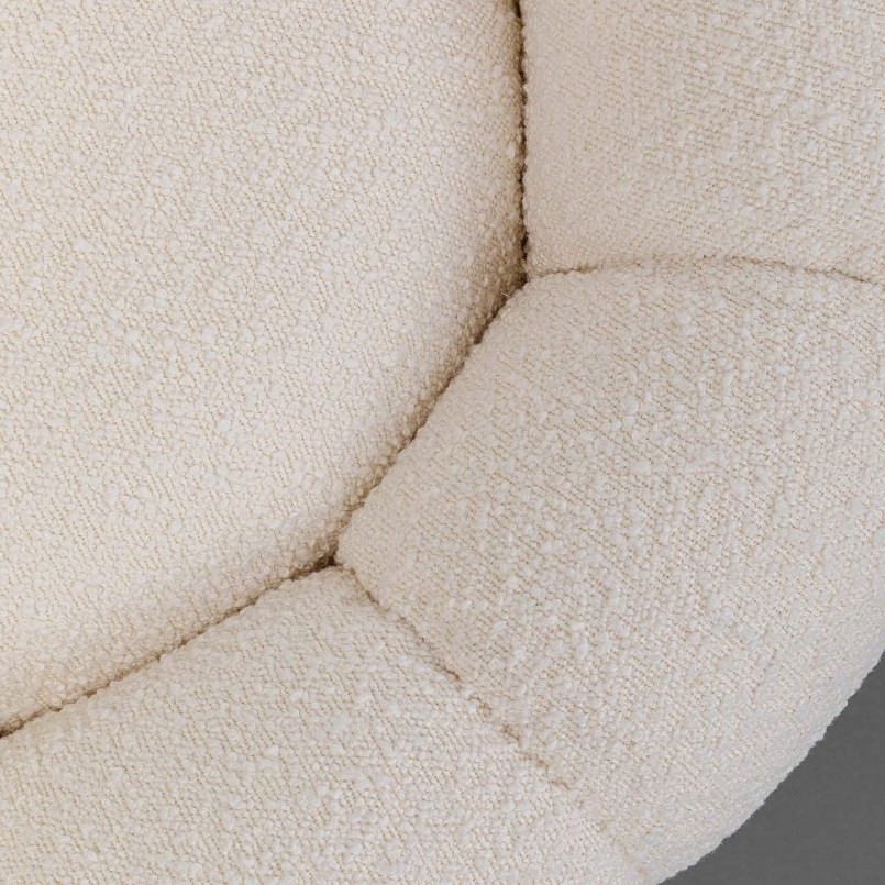 Fauteuil pivotant blanc - Peppo Bloom - Kare Design