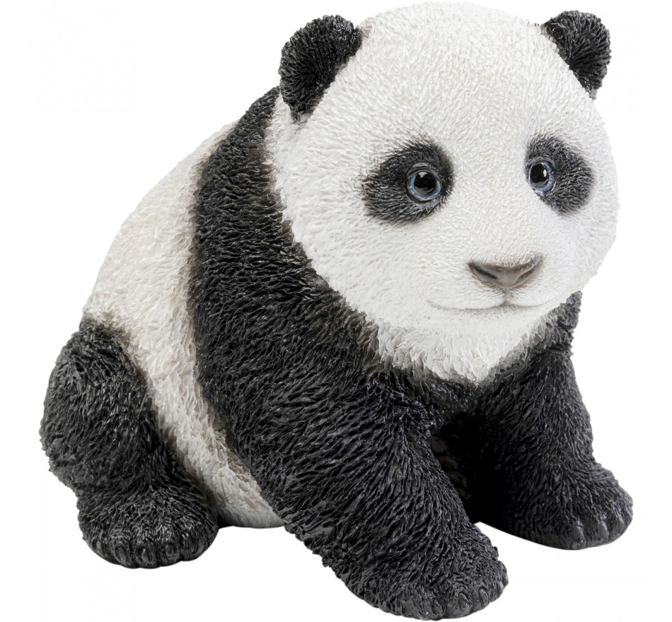 Woonaccessoires zitten baby panda 13cm Kare Design
