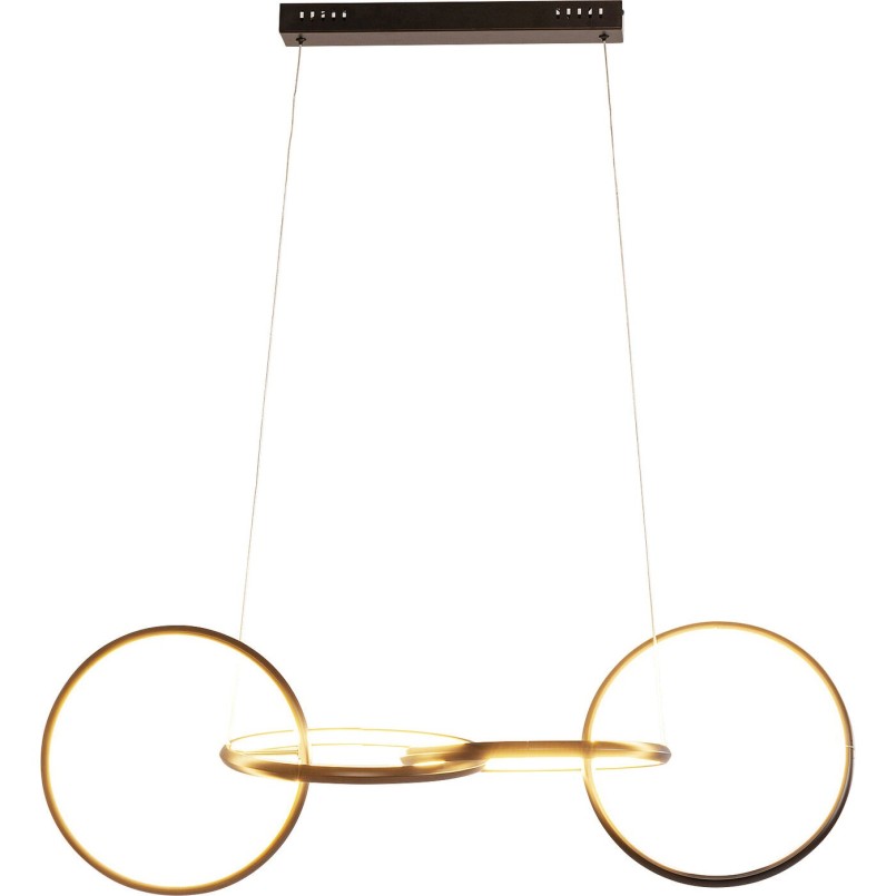 Suspension Galaxy LED noir 155cm