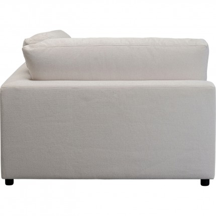 Corner seat left sofa Palermo cream Kare Design