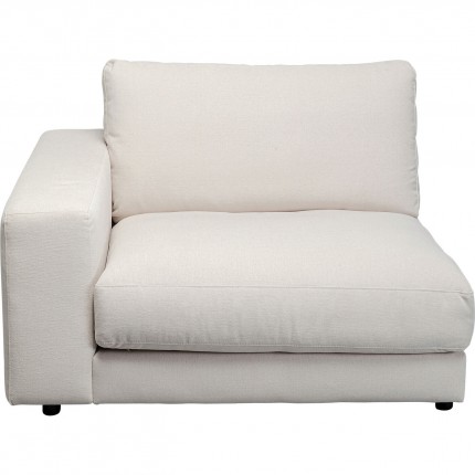 Hoek zittend links sofa Palermo creme Kare Design