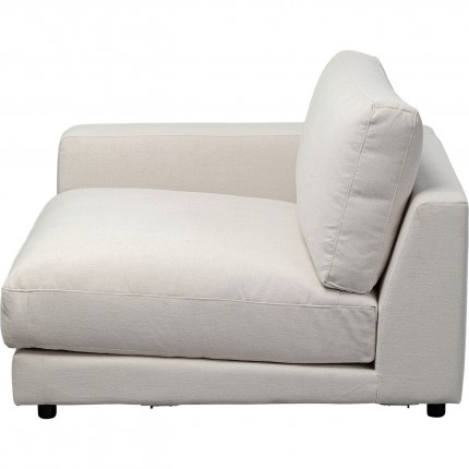 Seat Element left sofa Palermo cream Kare Design