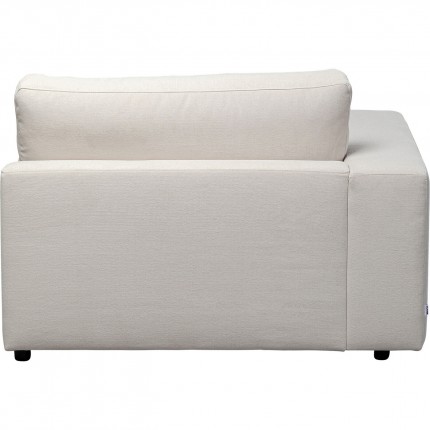 Hoek zittend links sofa Palermo creme Kare Design