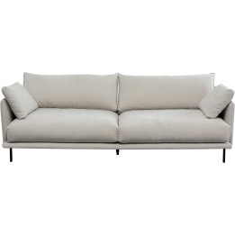 Canapé Edna 3-places crème 245cm