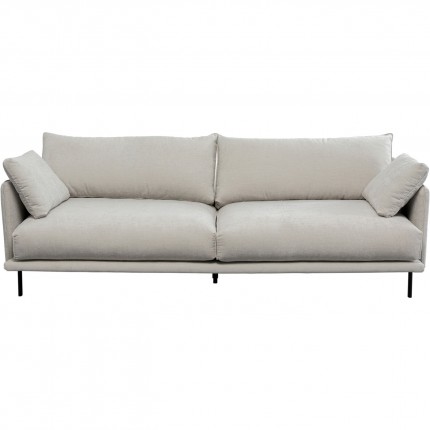Sofa Edna 3-Zits creme Kare Design
