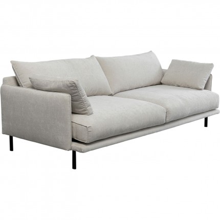 Sofa Edna 3-Seater cream Kare Design