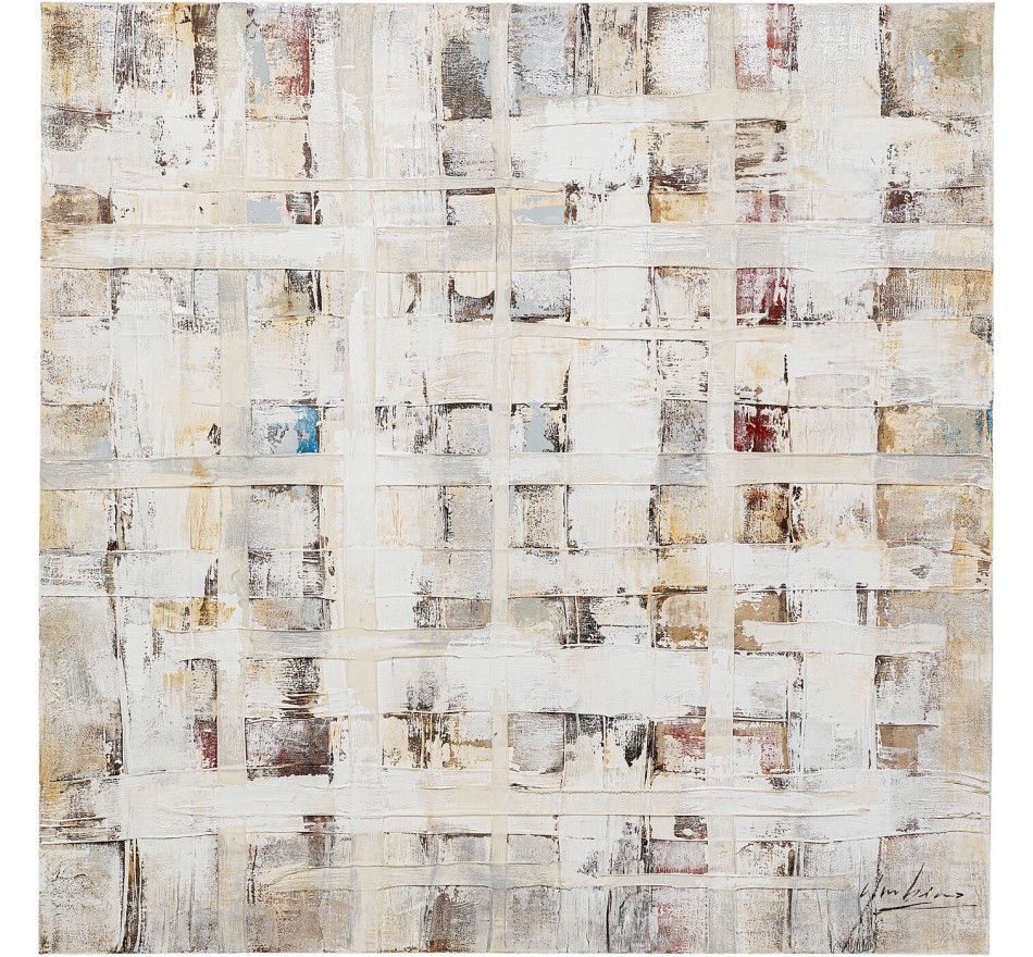 Schilderij Treccia 120x120cm Kare Design