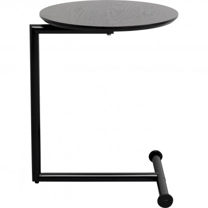Side Table Easy Living wood black Kare Design