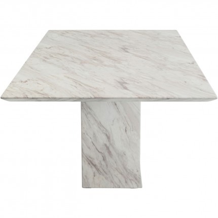 Table Artistico white marble 200x100cm Kare Design
