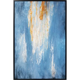 Tableau encadré Artistas bleu 120x180cm