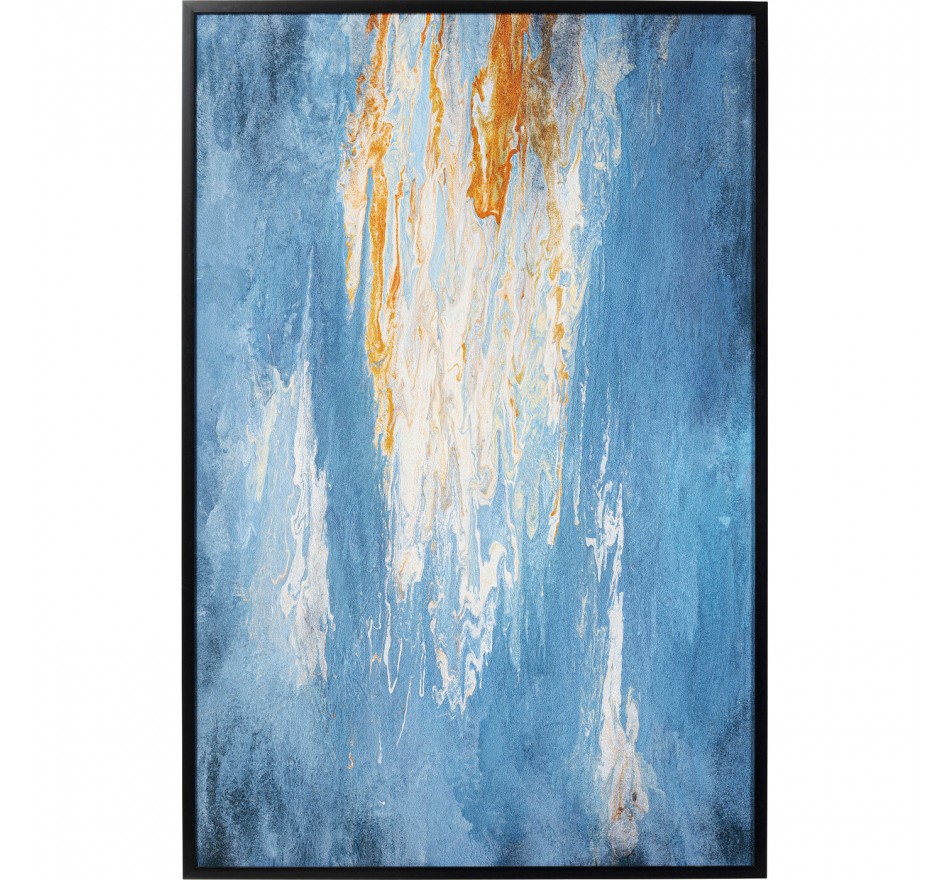 Framed Picture Artistas 120x180cm blue Kare Design